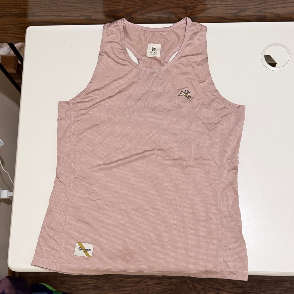 Tracksmith Women's Light Pink Tank Top